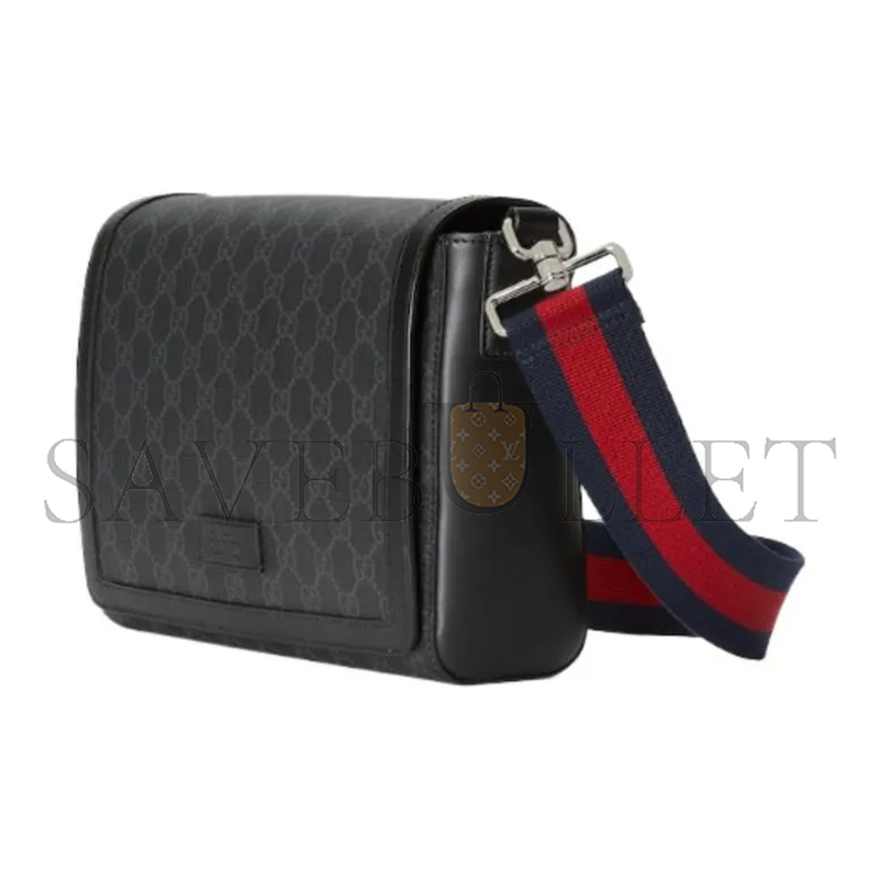 GUCCI GG SUPREME CANVAS CROSSBODY BAG 771167 (27*20*8cm）